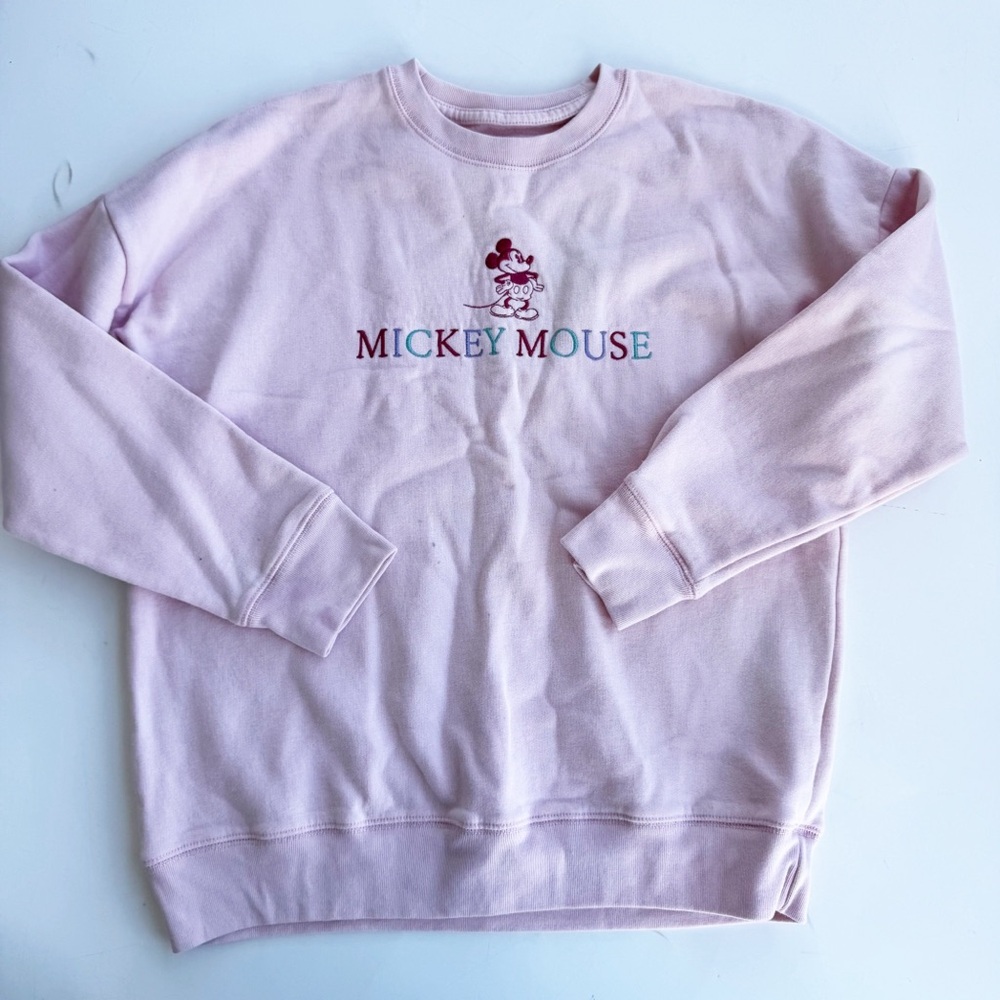 Abercrombie Kids Pink Mickey Mouse Sweatshirt